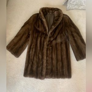 Womens authentic fur coat